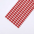 Red and white houndstooth fabric ribbon for Christmas apple bouquet gift wrapping - Houndstooth Red 1.5*0.5m