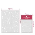 Adesivi per unghie 3D fiamma bianca MM-SZJ02 con confezione, misura 72x92mm - Fiamma Dolce E Fredda (MM-SZJ02) - Bianco