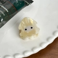 Süße cremefarbene Oktopus-Mini-Haarklammer mit Perlglanz-Finish für Mädchen - Tintenfisch-2.5cm