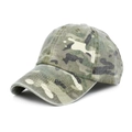 Gorra táctica clásica de seis paneles con un diseño de camuflaje de bosque - Talla única / 4# Camuflaje Verde Militar Claro