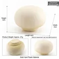Realistic white mushroom model made of solid hard plastic with size 3x4x4cm markings - Button Mushroom (T15522)