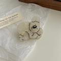 Cute cartoon sheep hair claw clip made of pearlescent acetate for elegant styling - Small Koala Claw