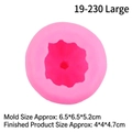 Pink silicone mold for 3D pumpkin or flower candles, large size 19-230 for DIY crafts - 3# Large Pumpkin / Pink