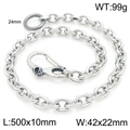 Punk style skull metal trouser chain with 50cm stainless steel link for men's fashion - Style C - Skull Head (KK106-Z)