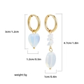 Asymmetric White Heart Opal