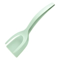 Spatola e pinza da cucina 2-in-1 in nylon verde chiaro per girare bistecche e uova - Verde Menta