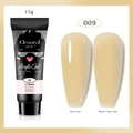 Solid UV extension nail gel in 09 LT.Nude shade with glossy and matte finish effects - 15ml 09 LT.Nude