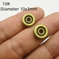 Antique bronze wheel spacer bead 10x3mm for DIY jewelry making and handmade crafts - No. 10 Round Component (10mm Dia/3mm Thick)