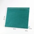 Dark green microfiber velvet jewelry display board with 17 hooks for necklaces and chains - 24-Hook Necklace Stand / Dark Green