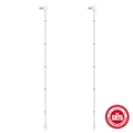 Elegante S925 sterling zilveren kwastjes oorbellen met sprankelende opaal en zirkoon - Kralenketting Stijl-Witgoud