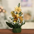 Vliesstoff Mini Baum - Gold