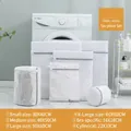 6-piece milky white honeycomb mesh laundry bag set in assorted sizes for delicate washing - Small (30*40cm) / Honeycomb-White