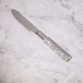 Luxury 304 stainless steel dinner knife with a brilliant crystal-encrusted handle decoration - Dinner Knife / Silver