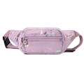 Sac banane en nylon lavande avec taches de peinture et sangle réglable - Style 4 Violet