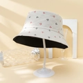 Chapeau bob réversible avec motif ancre et doublure noire sur support blanc - M(56-58cm) / Beige
