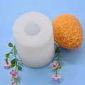 Easter egg silicone mold with geometric grid pattern for DIY scented candles and plaster - Geometric Mesh Egg Style