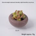 Realistisches künstliches Kaltgericht-Lebensmittelmodell 6cm Durchmesser 70g für Display - Sorghum-Brötchen / Dunkelbraun