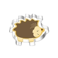 Silver stainless steel hedgehog cookie cutter for Thanksgiving DIY baking crafts - Hedgehog 7180