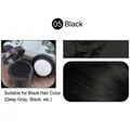 Waterproof hair shadow powder 05 Black for hair line contouring with powder puff - Black #5