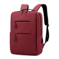 Business laptoptas in bordeauxrood waterafstotende stof met externe USB-oplaadpoort - Standaardtype / Rood