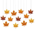 Decorazioni con foglie d'acero appese per la festa del Ringraziamento e cene autunnali - Set da 8 / Stile Foglia di Acero del Ringraziamento