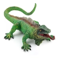 Realistisch groen kameleon speelgoedmodel met huidtextuur en open mond - Simulatie Hagedis Model