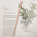 Minimalist creamy beige acetate hair stick with elegant marble texture and twist design - Light Beige Marble (1#)