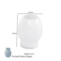 Resin mold for lace candle holder with 6.1cm diameter and 8.1cm height dimensions - No. 7 Small Vase