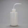 Spruzzetta in plastica bianca traslucida con beccuccio curvo lungo per laboratorio - 250ml (Traslucido)