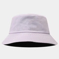Detail of light purple reversible bucket hat with reinforced stitched brim and black lining - M (56-58cm) / Light Purple