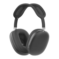 Schwarze kabellose Over-Ear-Kopfhörer mit mattem Finish und atmungsaktivem Mesh-Gewebe - Schwarz
