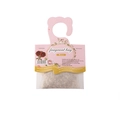 Pink rose scented fragrant bag with hook for wardrobe freshening and plant fragrance - Rose