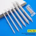6pcs professional blending stumps set for sketching with different thickness sizes - 6pcs Blending Stumps Set (No Logo)