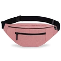 Rosafarbene Multifunktions-Gürteltasche, wasserdicht mit verstellbarem Gurt und Kopfhörerloch - Rosa