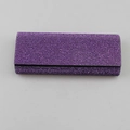 Custodia per occhiali premium viola con strass e lussuoso design rettangolare brillante - Viola Scuro