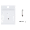 Y-shaped nail magnet tool with dimensions 2.3cm height and 0.8cm width for cat eye gel polish - Silver Y-shaped Magnetic