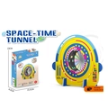 DIY Space-Time Tunnel STEAM toy with colorful LED infinity mirror effect and yellow frame - Space-Time Tunnel