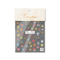 Autocollants nail art adhésifs avec des motifs de fleurs et de cœurs colorés - Style de Coeur de Fleur Mignon (to 478)