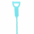 Herramienta de limpieza de tuberías de desagüe de plástico azul atrapapelos para lavabo - Azul