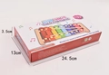 Colorful wooden xylophone toy for kids with 24.5x13cm packaging box for early learning - Xylophone - Color Box