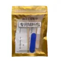 Five-piece nail accessory tool kit in gold foil bag with file, stick, and alcohol pads - Press-on Nail Specialized Kit