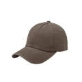 Gorra de béisbol infantil en algodón lavado gris carbón con acabado vintage - Talla Única (54cm) / café