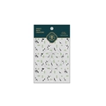 Adesivi per unghie minimalisti verdi e stampa mucca con motivi geometrici - Stile Grigio-Verde Geometrico Stampa Mucca (KX133)