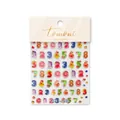 3D jelly number nail stickers with colorful digits 0-9 for nail art decoration - 3D Colorful Numbers (TO-2941)