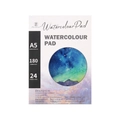 A5 watercolor sketchbook with 180g acid-free paper and 24 sheets for artists - Watercolour Pad A5