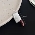 Creative knife hair clip with 4.2cm by 1.7cm size on a white ceramic plate - Cleaver - 1PC