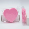 Spugne per il viso in cellulosa compressa rosa a forma di cuore, confezione sfusa - Cuore Rosa 60*6mm 20 Pezzi