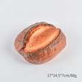 Realistic artificial PU bread loaf model for bakery display and photography props - 17*14.5*7cm / Small Bread