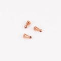Trois pendentifs goutte en acier inoxydable or rose pour colliers DIY et bijoux - Or rose