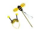One Size Yellow Headband And Wand